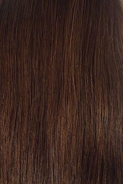 Dark Ash Brown 3 Hand Tied Weft Kesh Hair Extensions