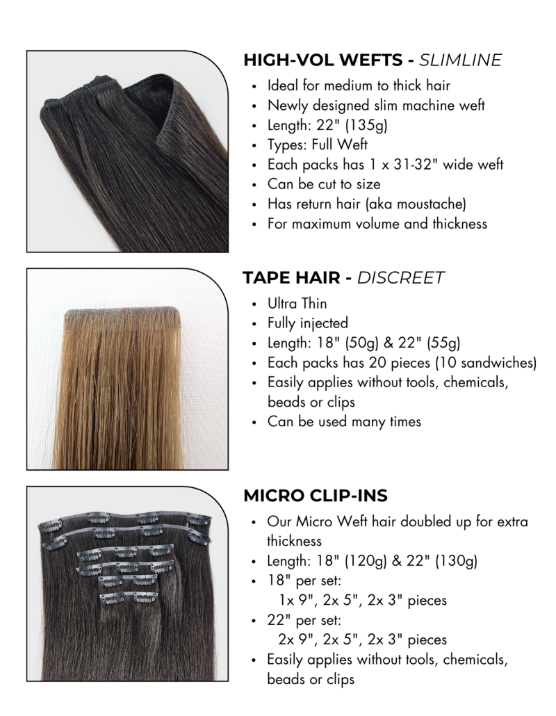 Kesh Hair Extensions|Our Hair & Gallery