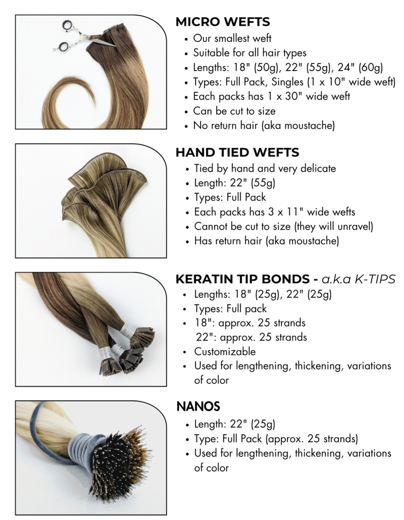 Kesh Hair Extensions|Our Hair & Gallery